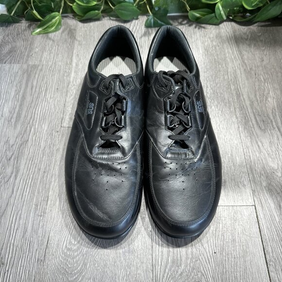 SAS Time Out Shoes Walking Diabetic Orthopedic Black Leather Mens Size 12.5 W main image 8